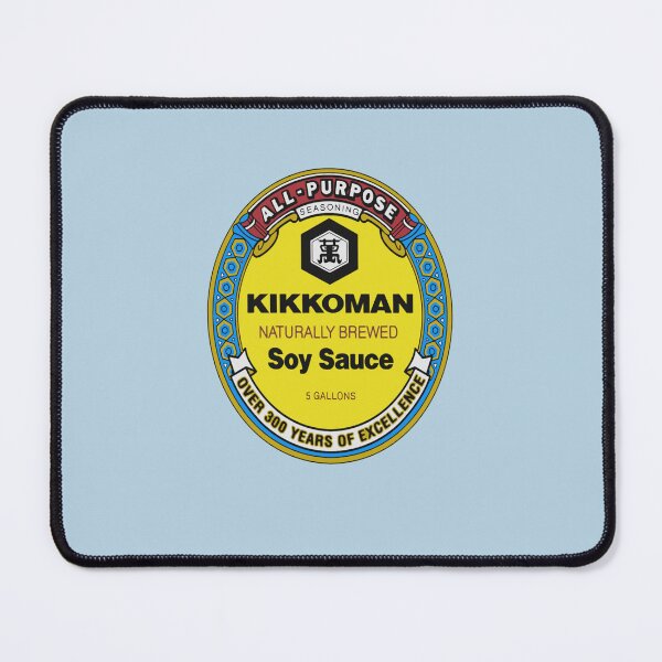 Item preview, All Purpose Kikkoman Soy Sauce Print Design Men&x27;s Ideal Short Sleeve Black Funny Cotton T-Shirt designed and sold by PWellenberg.