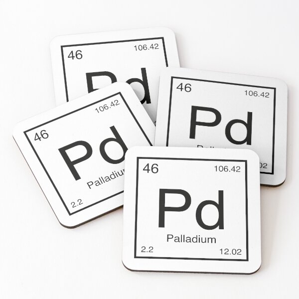 Item preview, Palladium Element (black) designed and sold by AllAboutScience.