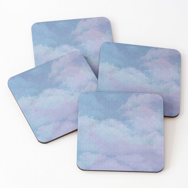 Item preview, Cloudy Candy Floss Geometric Pattern designed and sold by LusDigiArt.