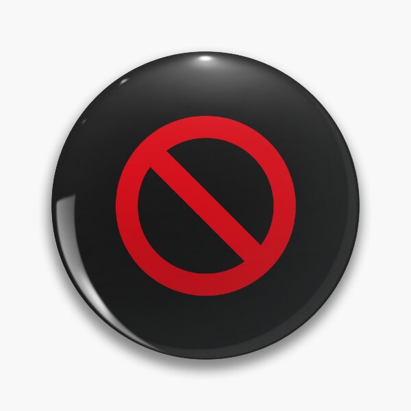 Item preview, No Symbol Prohibition Sign Prohibited In Red Essential designed and sold by olgacadb.