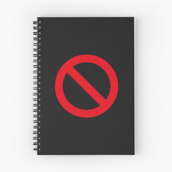 Item preview, No Symbol Prohibition Sign Prohibited In Red Essential designed and sold by olgacadb.
