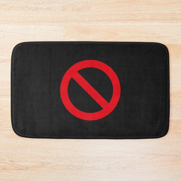 Item preview, No Symbol Prohibition Sign Prohibited In Red Essential designed and sold by olgacadb.