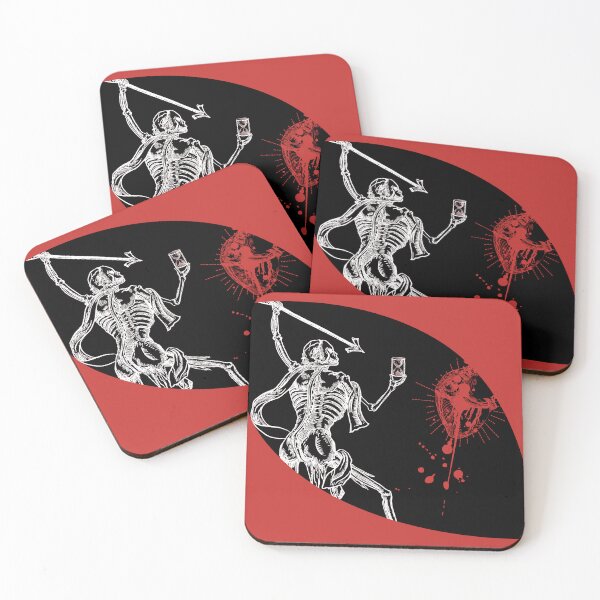 Item preview, Leaf Blackbeard Pirate Flag Reimagined Black & Red designed and sold by Freihalt.