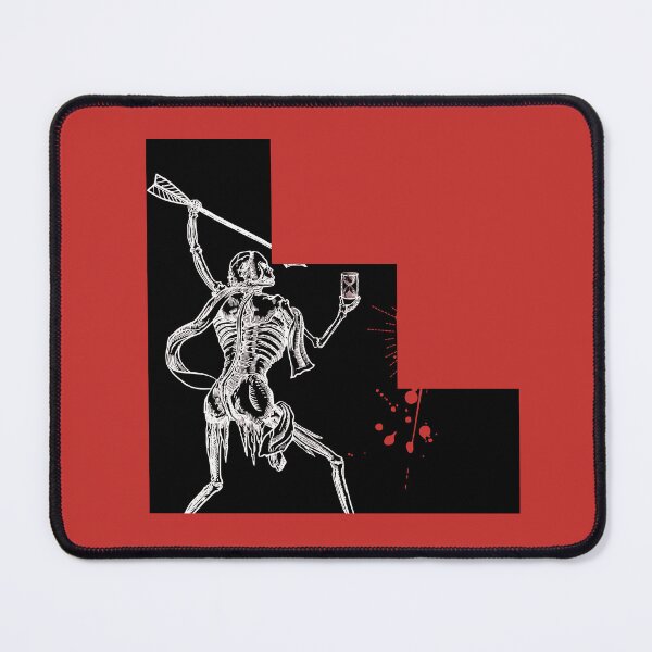 Item preview, Steps Blackbeard Pirate Flag Reimagined Black & Red designed and sold by Freihalt.