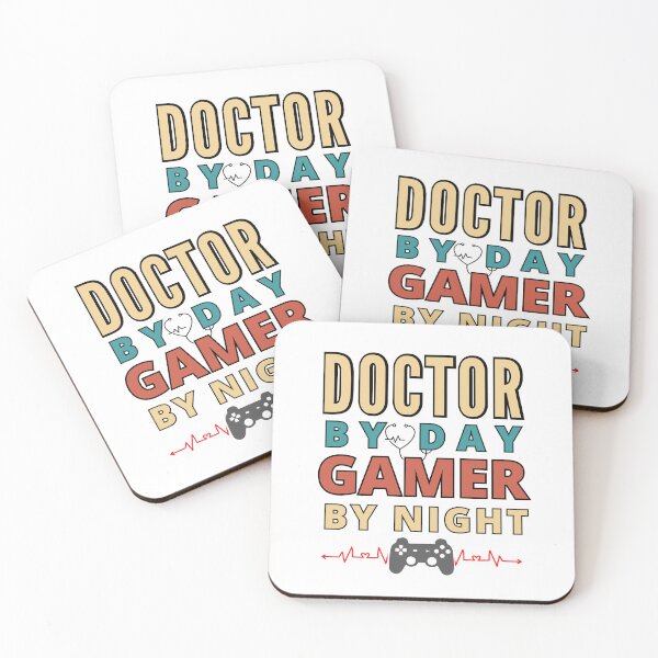 Item preview, Doctor By Day Gamer By Night (Doctor And Gamer Gift) designed and sold by i-longmanshop.