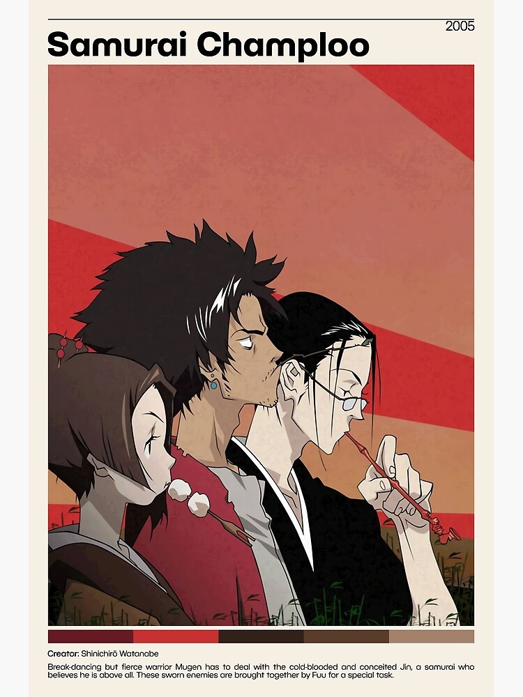 Samurai Champloo Anime Poster Print Poster