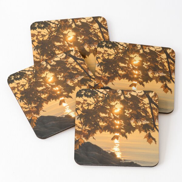 Item preview, Brilliant Sunpath - Sunbursts Through Autumnal Maple Leaves designed and sold by Georgia Mizuleva.