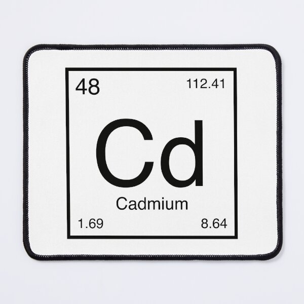 Item preview, Cadmium Element (black) designed and sold by AllAboutScience.