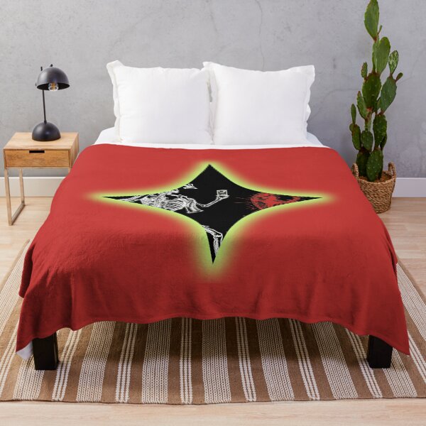 Item preview, Glowing Supernova Blackbeard Pirate Flag Reimagined Black & Red designed and sold by Freihalt.