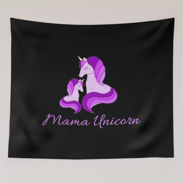 Item preview, Mama Unicorn with her baby unicorn Classic . designed and sold by meredithrya.