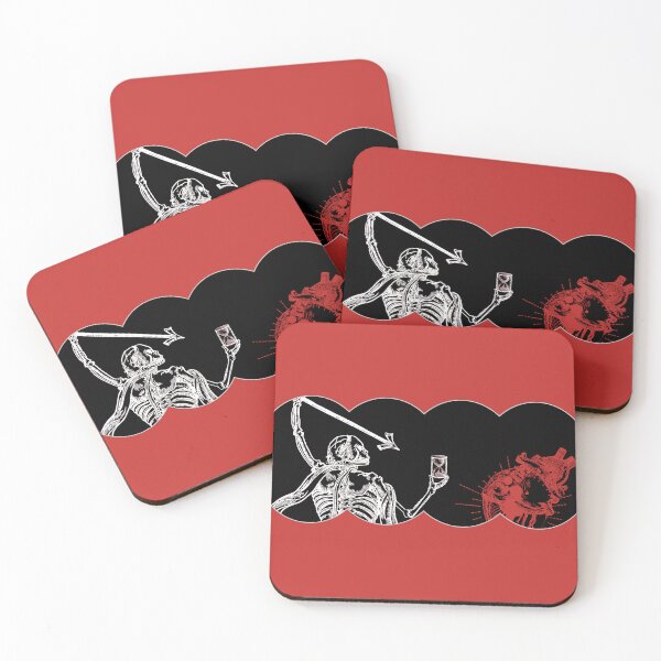 Item preview, Bubbles Blackbeard Pirate Flag Reimagined Black & Red designed and sold by Freihalt.
