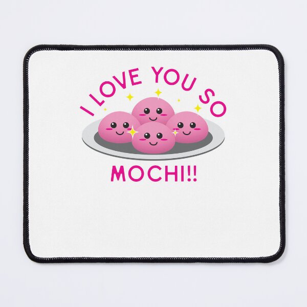 Item preview, Mens Womens Cute Kawaii Pink Mochi With Text Design Funny Fans designed and sold by TrinhThuy267.