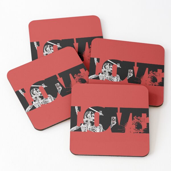 Item preview, Love Blackbeard Pirate Flag Reimagined Black & Red designed and sold by Freihalt.