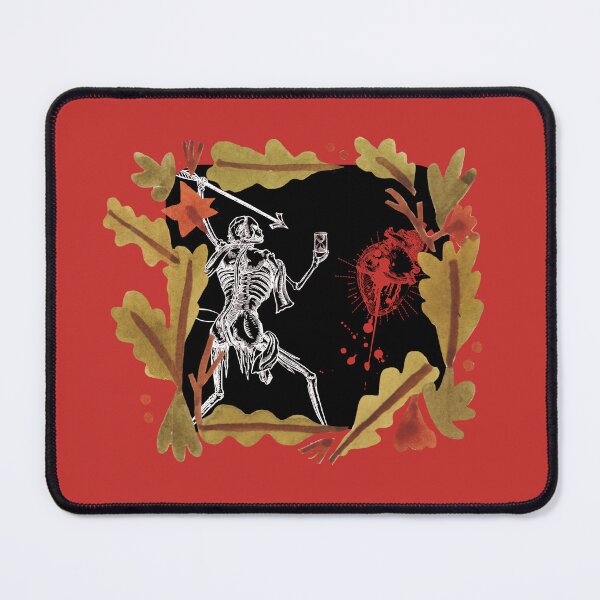 Item preview, Autumn Blackbeard Pirate Flag Reimagined Black & Red designed and sold by Freihalt.