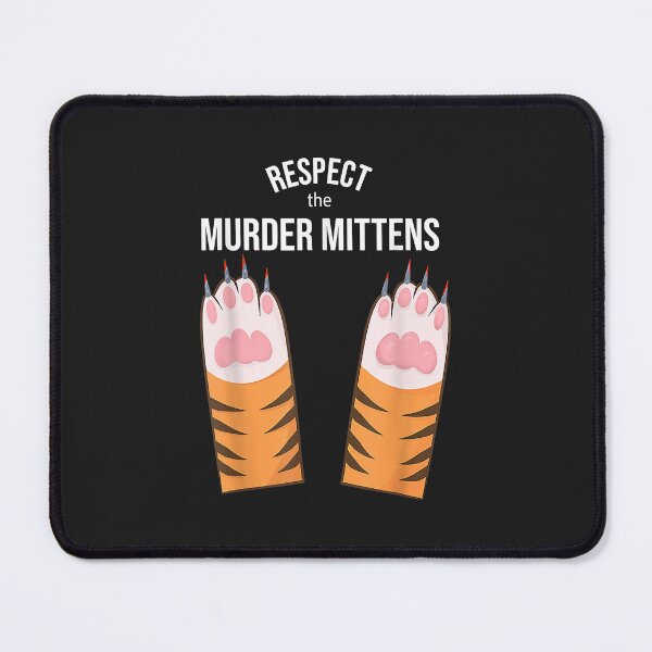 Item preview, Respect The Murder Mittens Ginger Cat Toe Beans designed and sold by olgacadb.