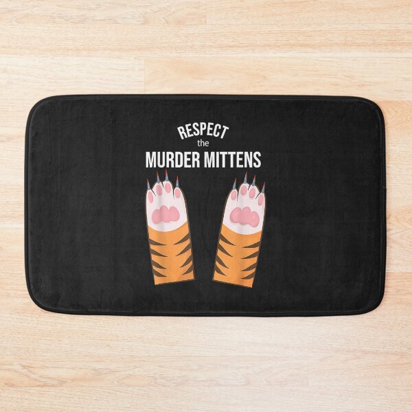 Item preview, Respect The Murder Mittens Ginger Cat Toe Beans designed and sold by olgacadb.