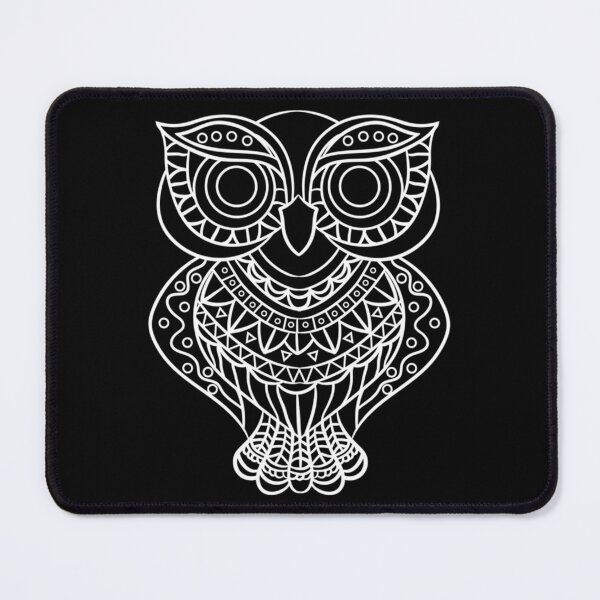 Item preview, Mandala owl night owl for Yoga, Chakra & Namaste Fitted . designed and sold by meredithrya.