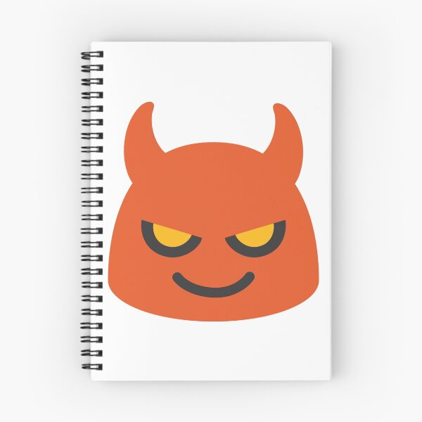 Item preview, Devil face emoji designed and sold by totesemotes.