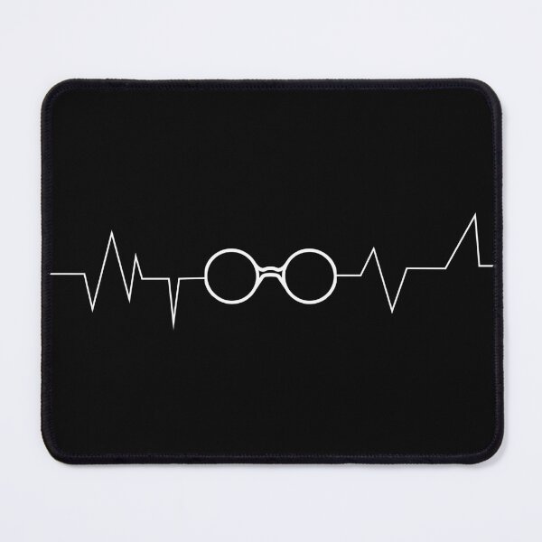 Item preview, Glasses are my Heart beat black  designed and sold by Store Potterarts.