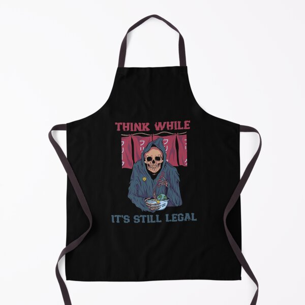 Item preview, Think While It's Still Legal - Skeleton eat ramen designed and sold by Yonshop.