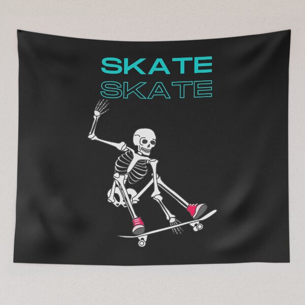Item preview, Skeleton skateboarding is my life Funny Gift for skateboarding lovers Essential designed and sold by olgacadb.