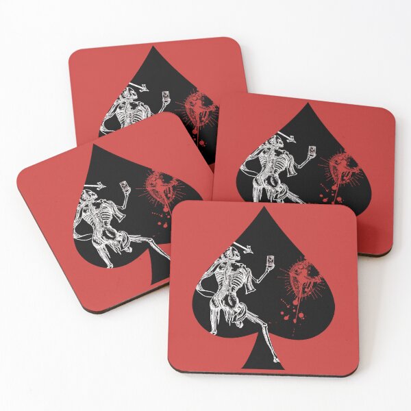 Item preview, Spade Blackbeard Pirate Flag Reimagined Black & Red designed and sold by Freihalt.