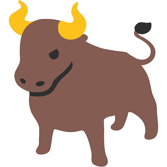 Póster «Bull emoji» de totesemotes Redbubble