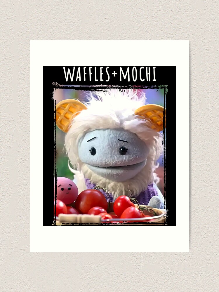 "Beautiful Model Waffles And Mochi Awesome For Movie Fans" Art Print
