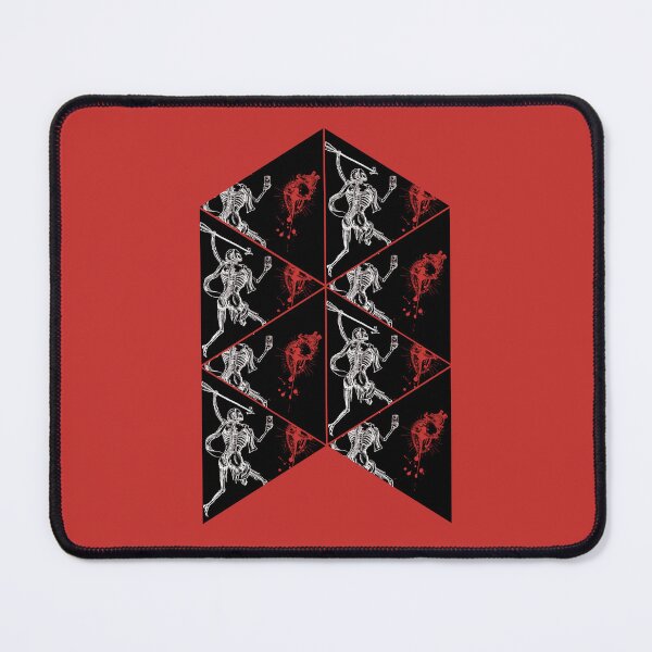 Item preview, Arrow Structure Blackbeard Pirate Flag Reimagined Black & Red designed and sold by Freihalt.