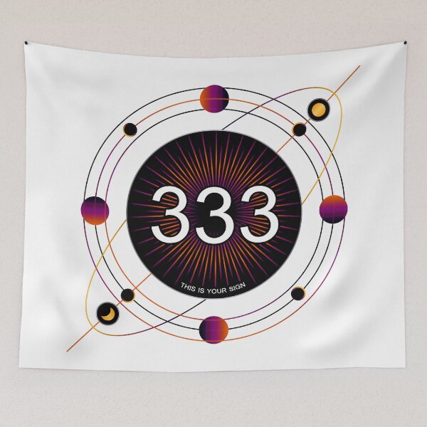 Item preview, Angel numbers 333 - Esoteric lucky numbers - THIS IS YOUR SIGN - Universe Lightworker - Divine manifestation designed and sold by originalsusie.