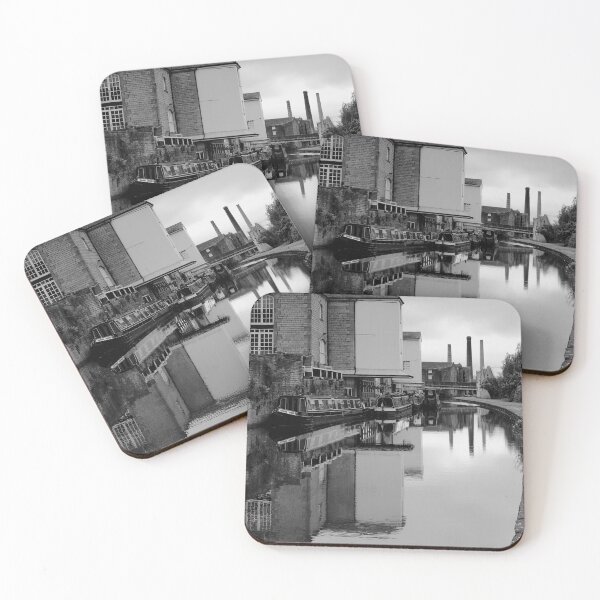 Item preview, Shipley Wharf on the Leeds- Liverpool Canal BW designed and sold by Jeremy Hayden.