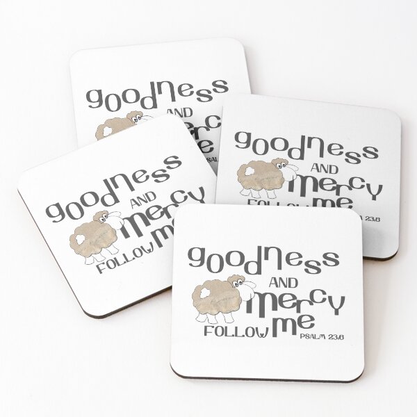 Item preview, Christian Design - Goodness and Mercy Follow Me - Psalm 23:6 designed and sold by simplydesignart.