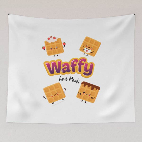Item preview, Funny Gifts Waffles And Mochi Cute Funny Men designed and sold by TrinhThuy267.