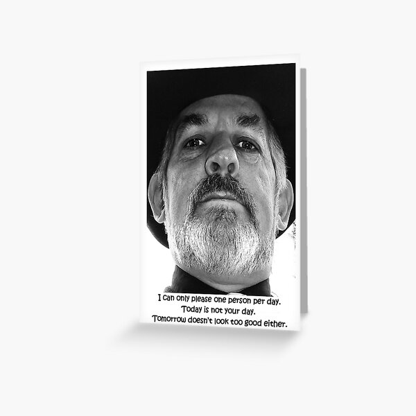 Frown Greeting Card