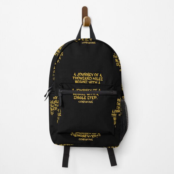 Item preview, Confucius Quote - A Journey Of a Thousand Miles Begins With A Single Step - Wisdom Quote - Gold designed and sold by PhiloJourney.