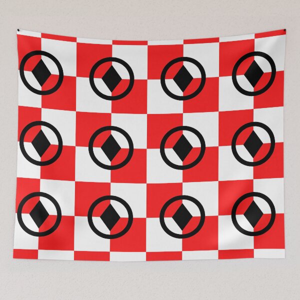 Item preview, Playing Cards, Solitaire, Diamond Black, Red and White Background, Diamond, Cute, Checkered designed and sold by Ellecher23.