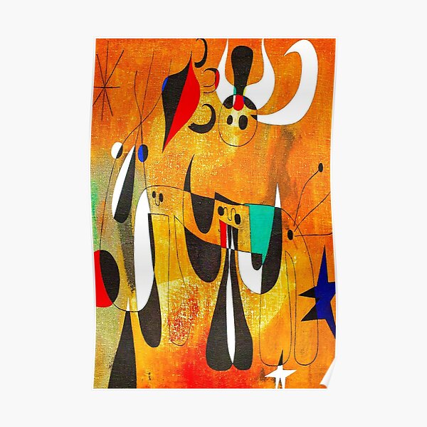 joan miro Poster