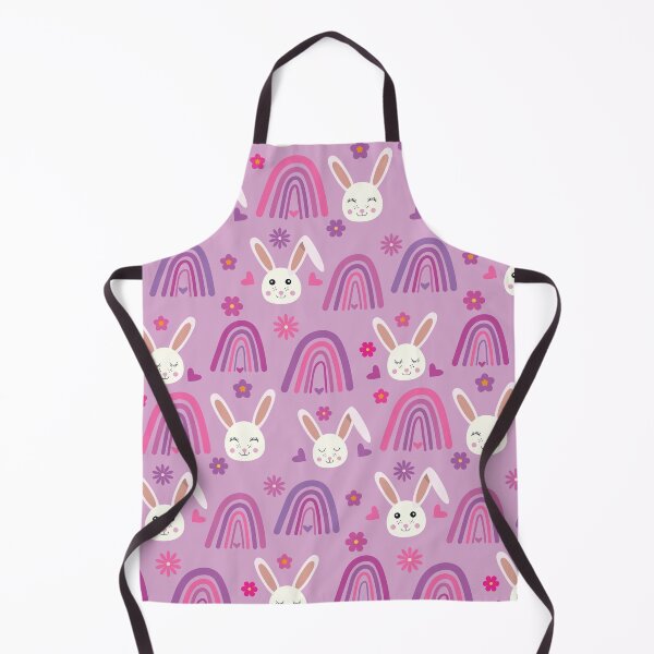 Item preview, Pink boho rainbow with cute Easter bunny and flowers designed and sold by Yasminepatterns .