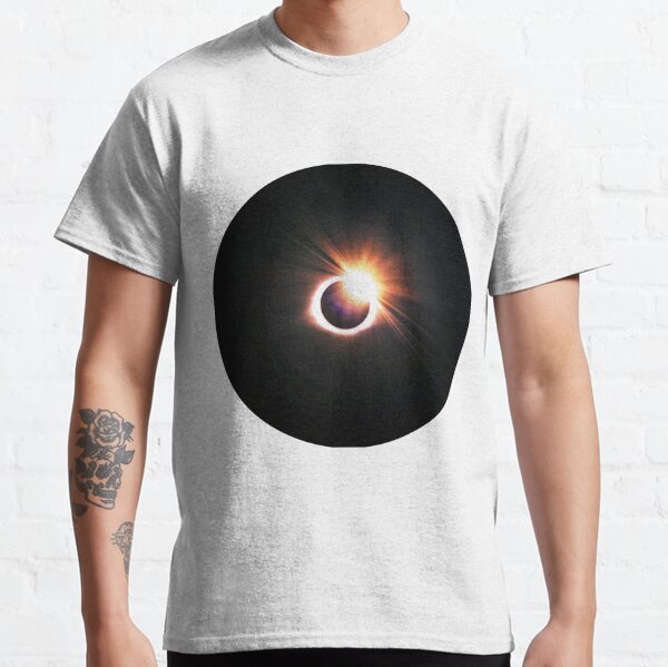 Blackbird Supply Co. Solar Eclipse Full Moon T-Shirt Men's Graphic Tee on Navy Blue 2XL - Mens 49 Chest / Navy Blue