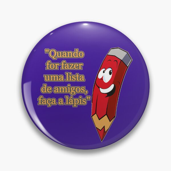 Item preview, Quando for fazer uma lista de amigos, faça a lápis - (Português Brasil) - Cor 02  designed and sold by SumarUp.