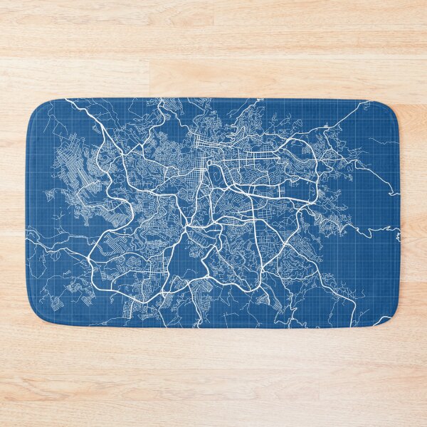 Item preview, Tegucigalpa City Map of Honduras - Blueprint designed and sold by deMAP.