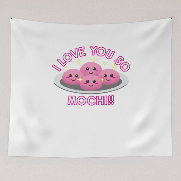Item preview, Men Women Cute Kawaii Pink Mochi With Text Design Funny Men Fan designed and sold by TrinhThuy267.