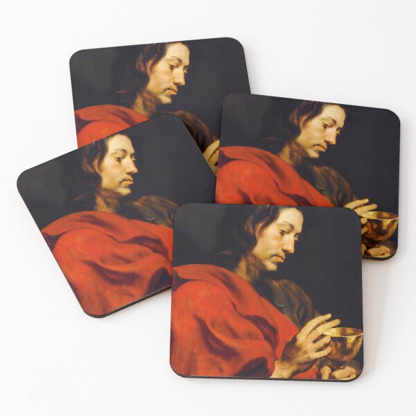 Item preview, Saint John the Evangelist - Antoon Van Dyck Art Prints designed and sold by TheSoulOfArt.