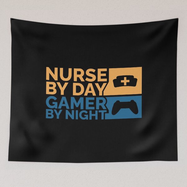 Item preview, Nurse By Day Gamer By Night designed and sold by Styler Design.