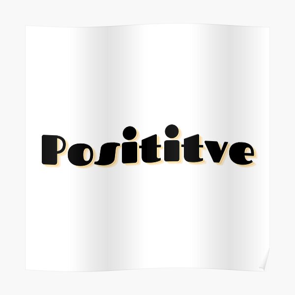 positive-word-design-for-print-pretty-royalty-free-vector