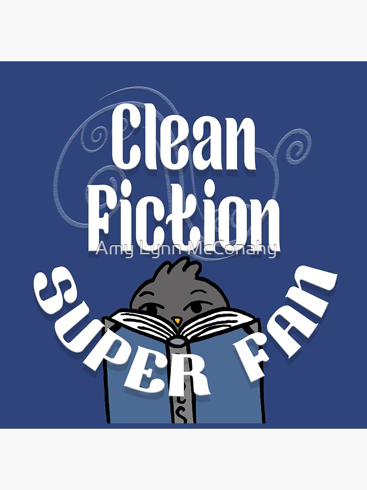Thumbnail 3 of 3, Sticker, Clean Fiction Super Fan designed and sold by sirensmuse.