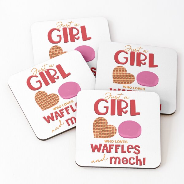Item preview, People Call Me Just A Girl Who Loves Waffles And Mochi Retro Vintage designed and sold by TrinhThuy267.