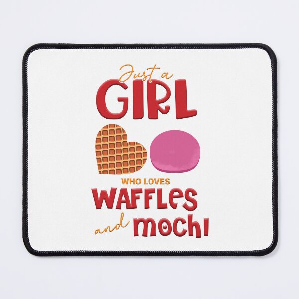 Item preview, People Call Me Just A Girl Who Loves Waffles And Mochi Retro Vintage designed and sold by TrinhThuy267.