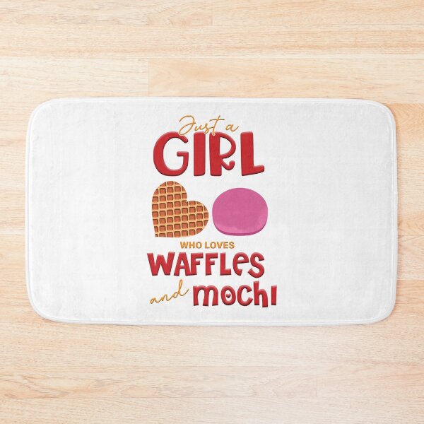 Item preview, People Call Me Just A Girl Who Loves Waffles And Mochi Retro Vintage designed and sold by TrinhThuy267.