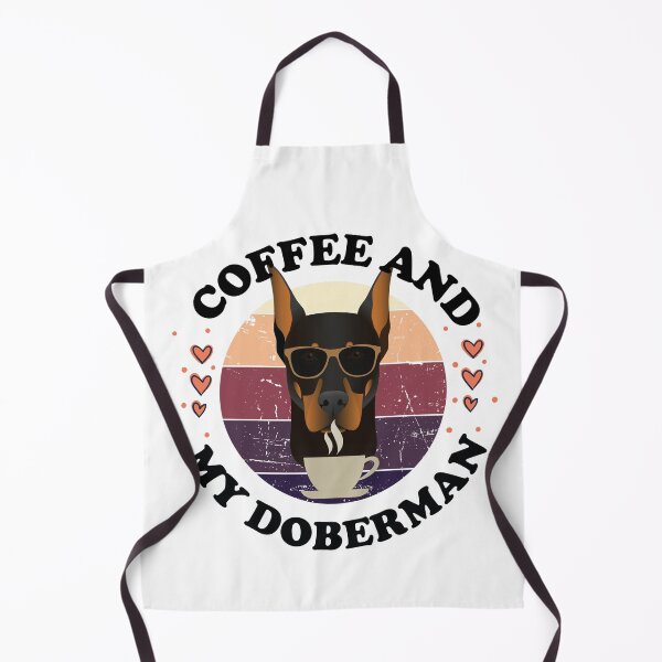 Item preview, Coffee and Doberman, Dog lover, Dog mom designed and sold by CRIGE.